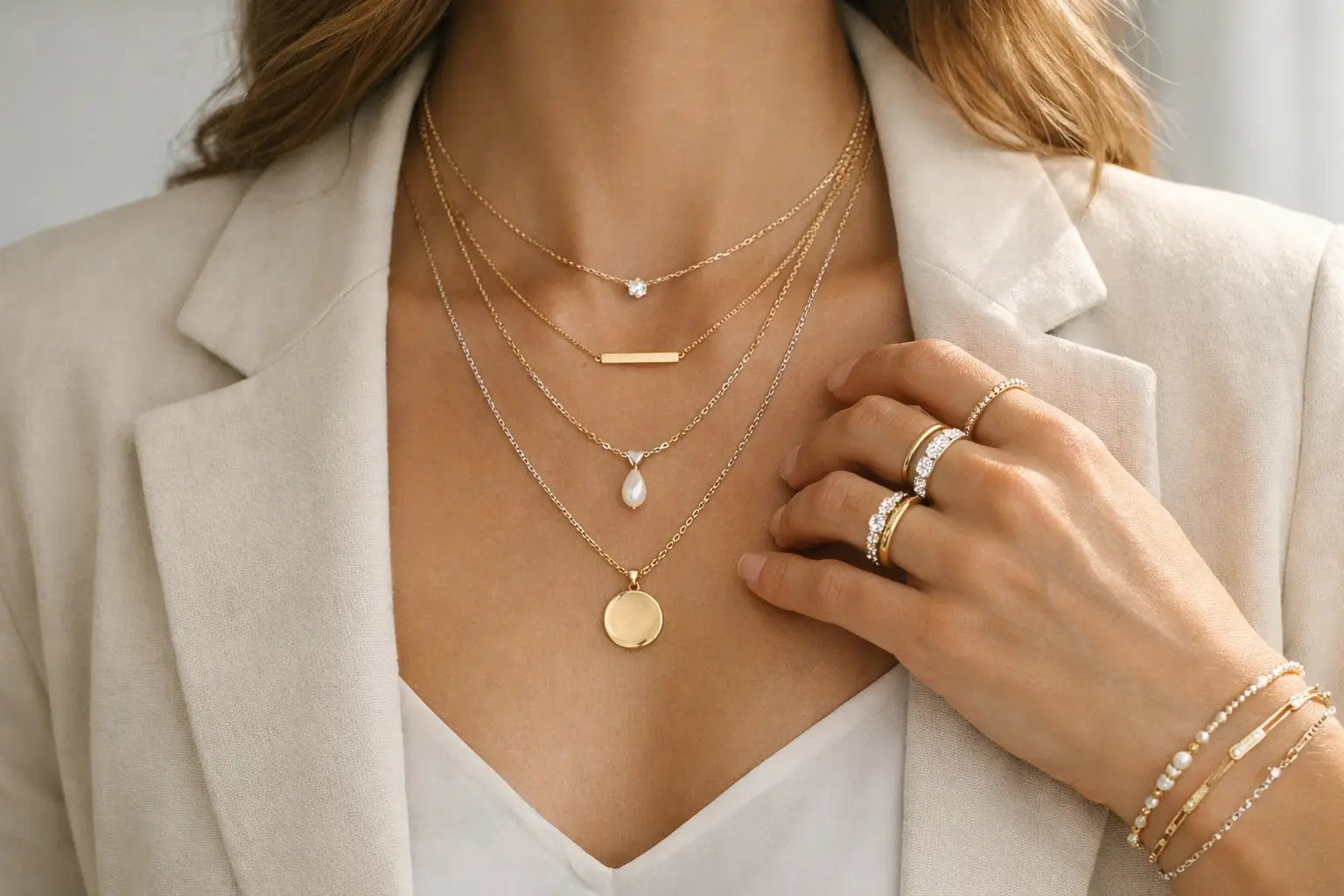 Everyday Jewelry Layering Guide: 6 Rules