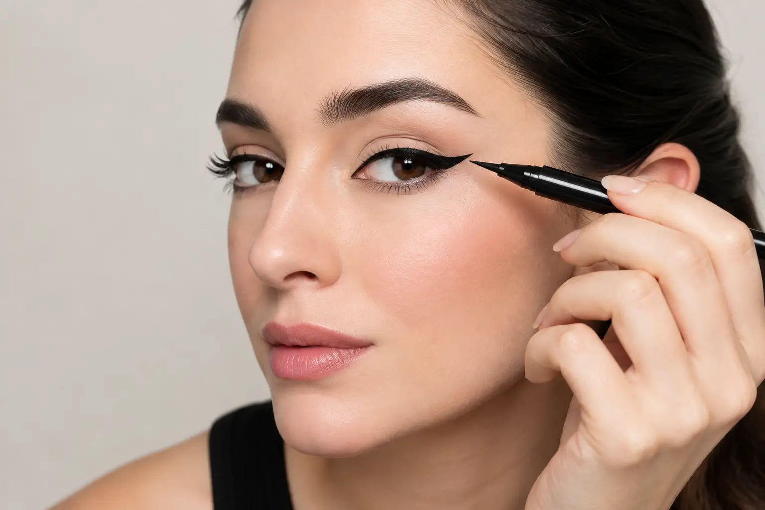How to Apply Graphic Eyeliner That Holds Its Shape