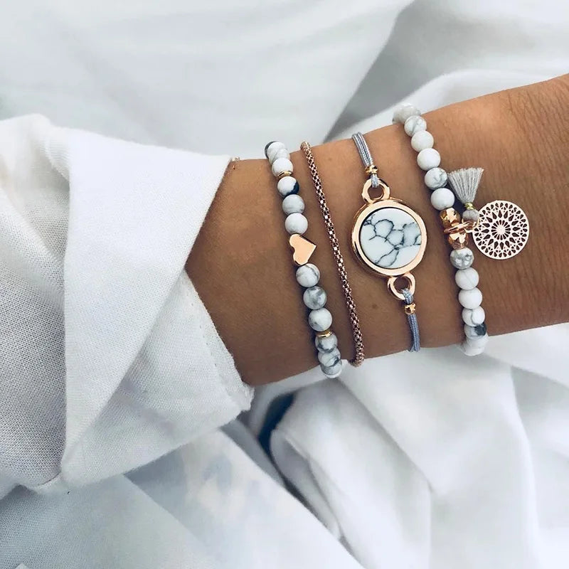 Shell Geometric Bracelet - Everyday Statement
