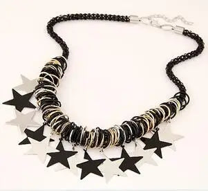 Vintage Gem Choker Necklace - Retro Statement Style
