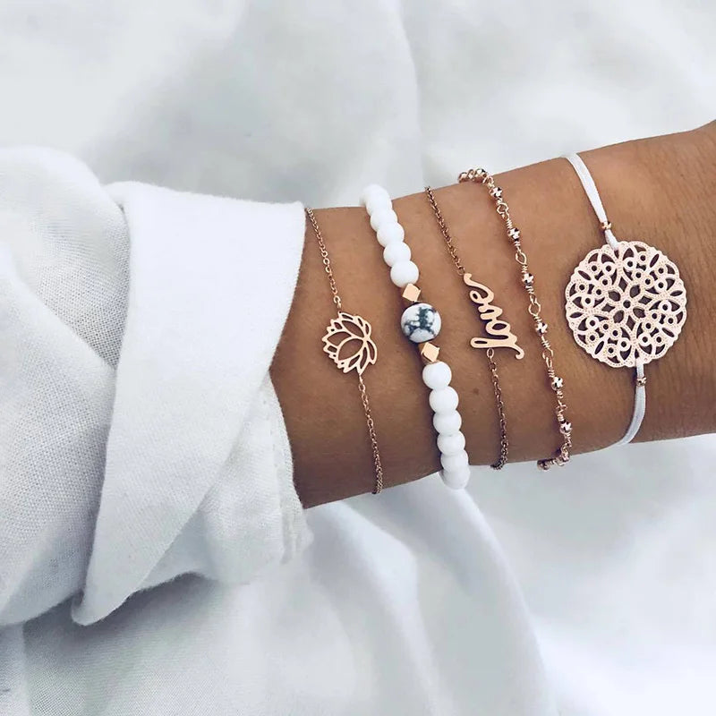 Shell Geometric Bracelet - Everyday Statement
