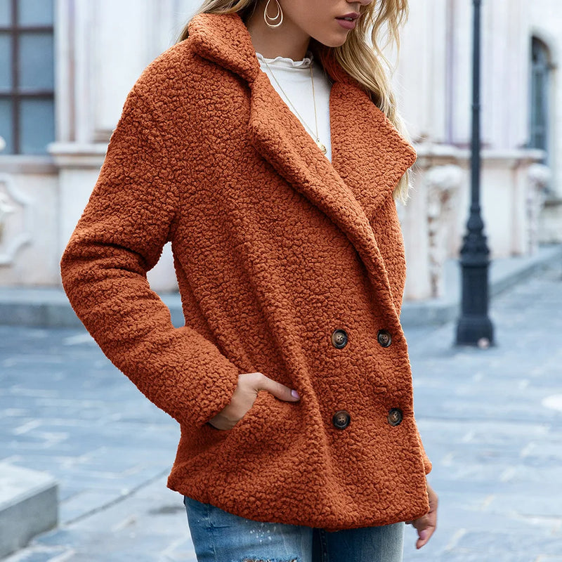 Teddy Faux Fur Coat - Oversized Fluffy Jacket
