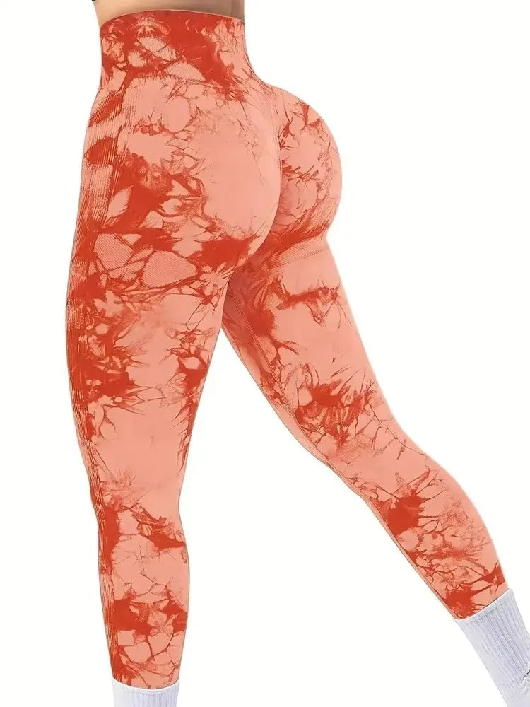 Tie-Dye Seamless Yoga Leggings