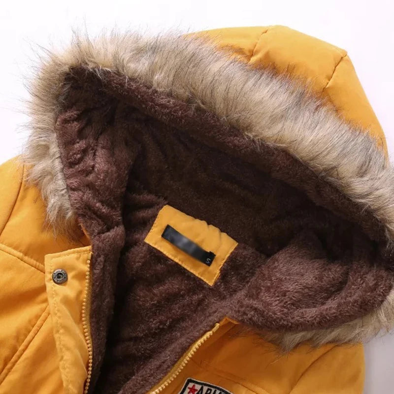 Hooded Cotton Parka - Thick Warm Winter Coat