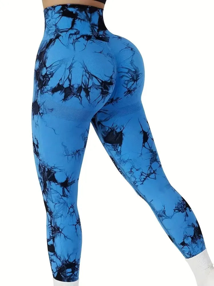 Tie-Dye Seamless Yoga Leggings