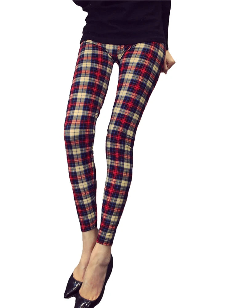Graffiti Print Ankle Leggings