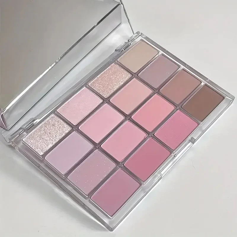 16-Color Nude & Pink Eyeshadow Palette