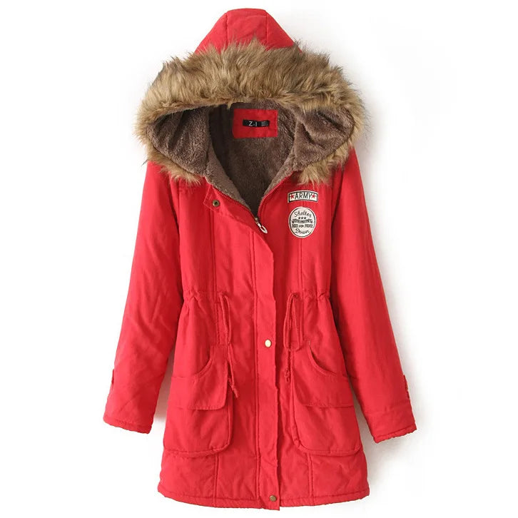 Hooded Cotton Parka - Thick Warm Winter Coat