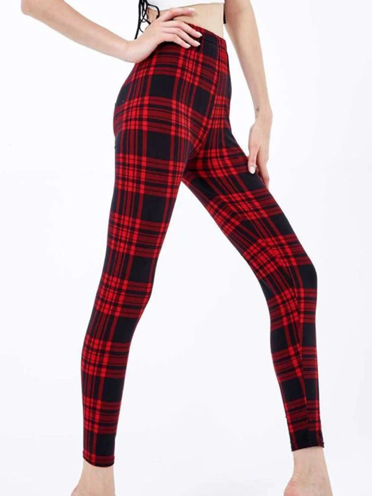 Graffiti Print Ankle Leggings