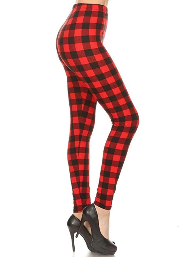 Graffiti Print Ankle Leggings
