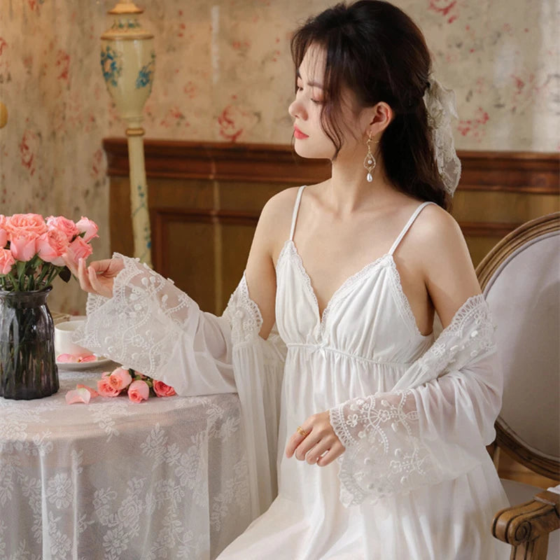 Victorian Mesh Princess Nightgown
