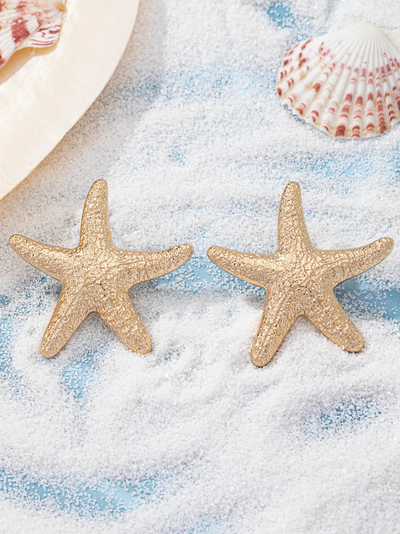 Starfish Stud Earrings - Coastal Romantic Accent