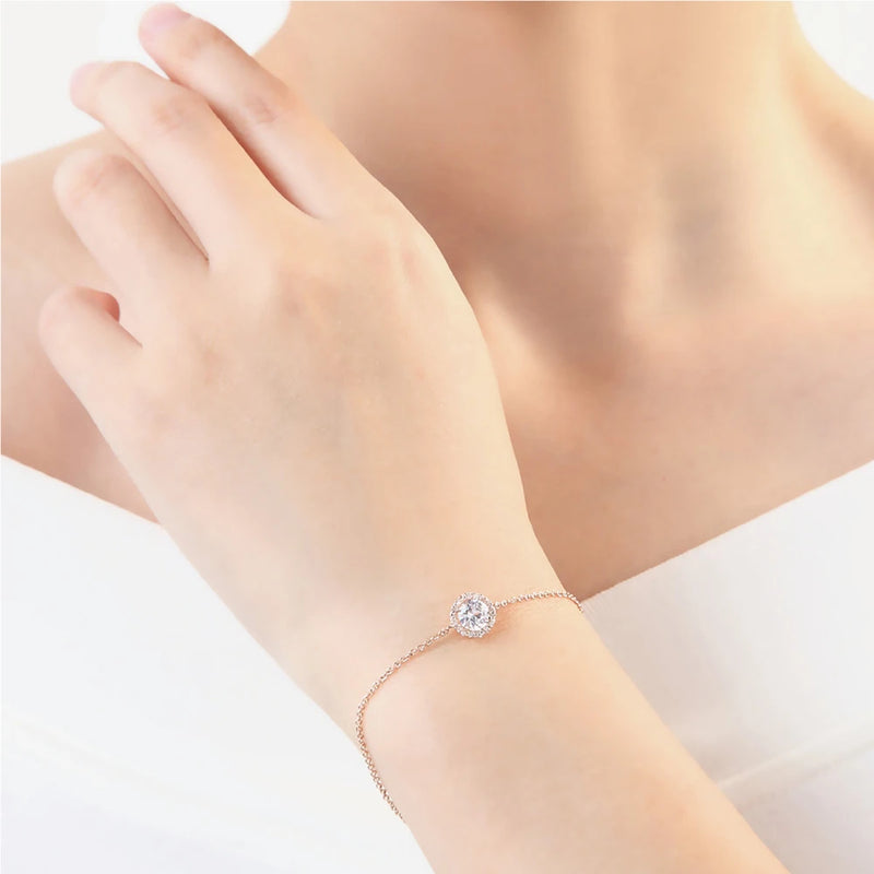 Cubic Zirconia Bracelet - Sparkling Detail
