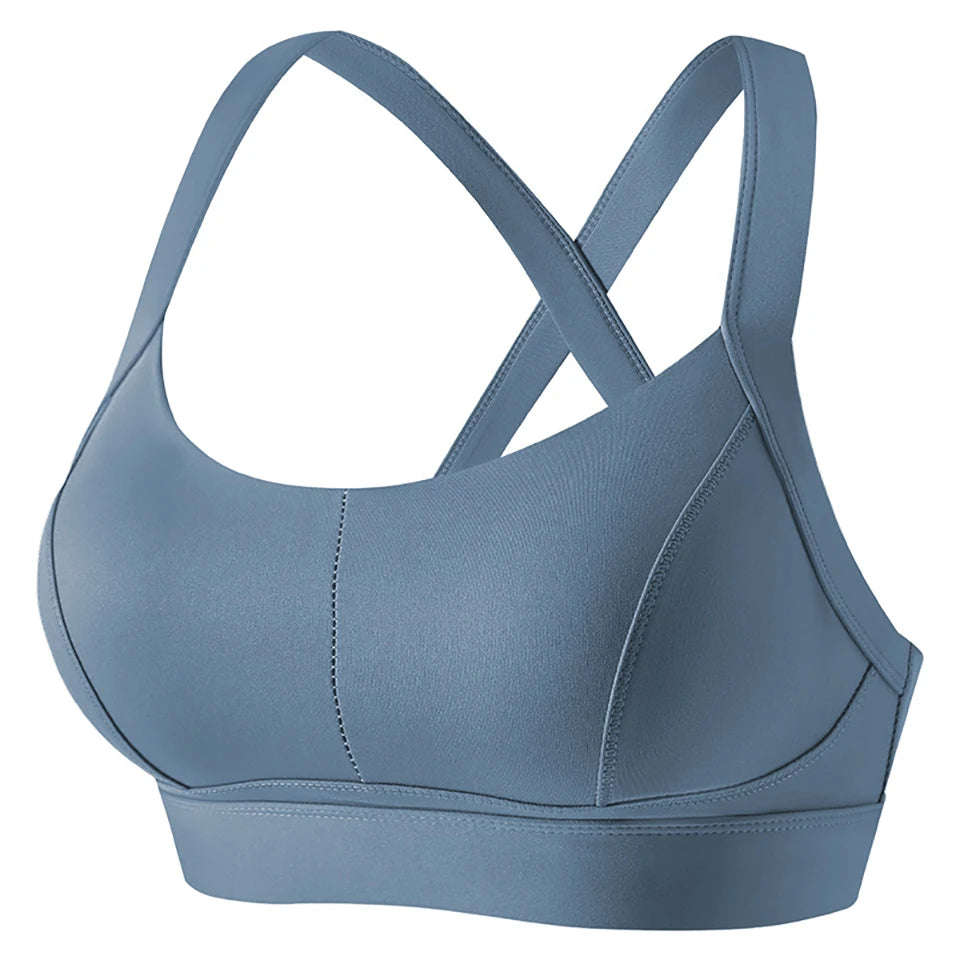 Cross-Back Sports Bra - High Impact
