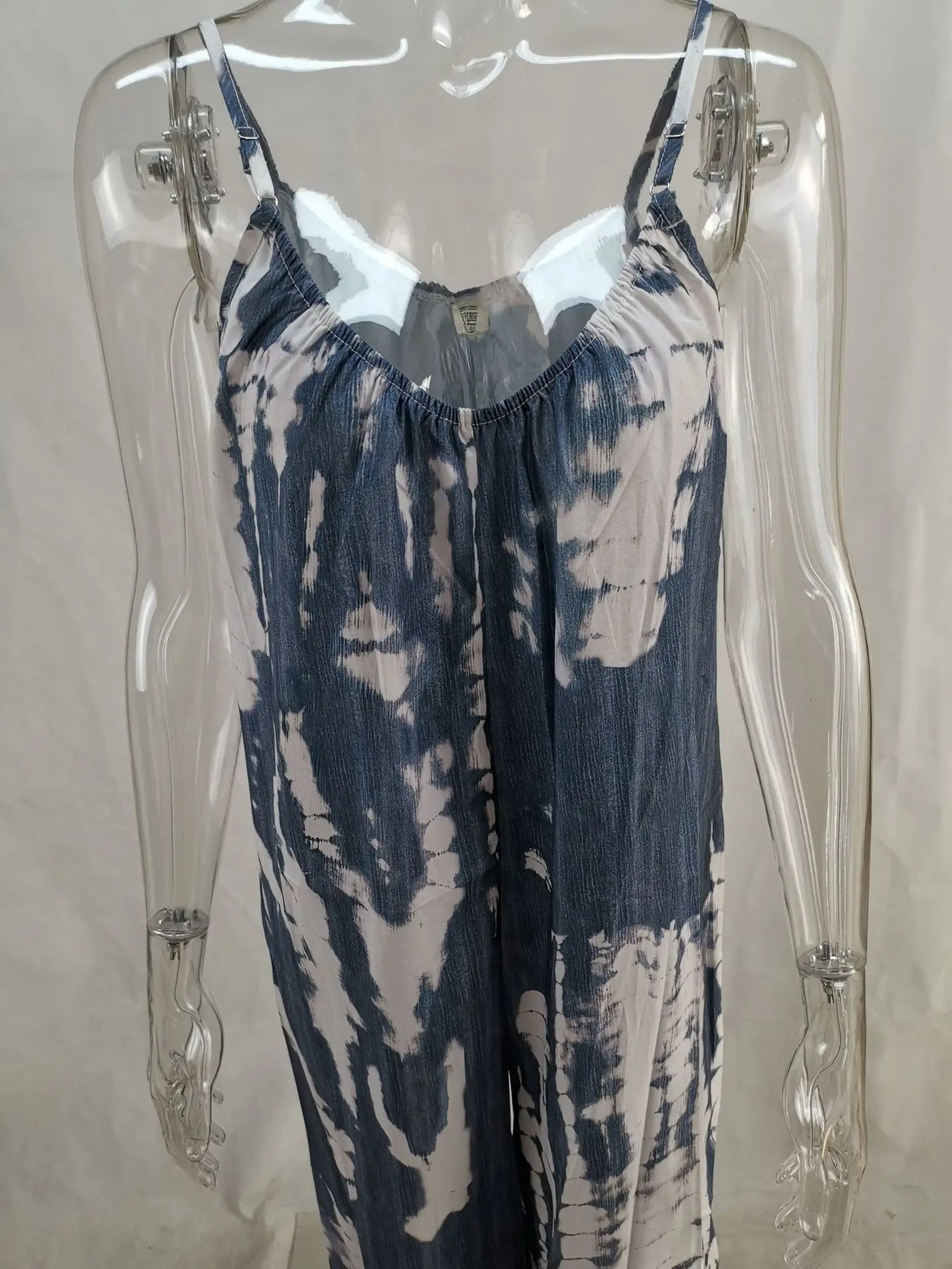 Wide-Leg Suspender Jumpsuit