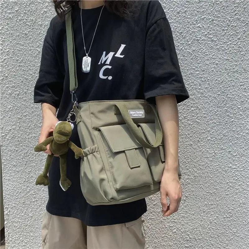 Nylon Waterproof Shoulder Bag - Daily Utility