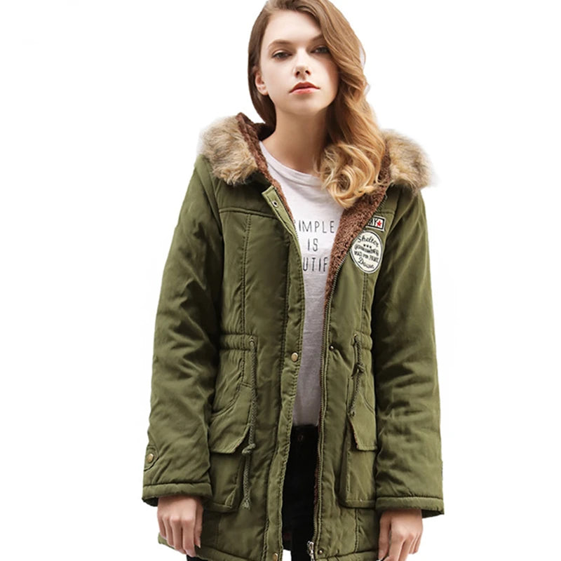 Hooded Cotton Parka - Thick Warm Winter Coat