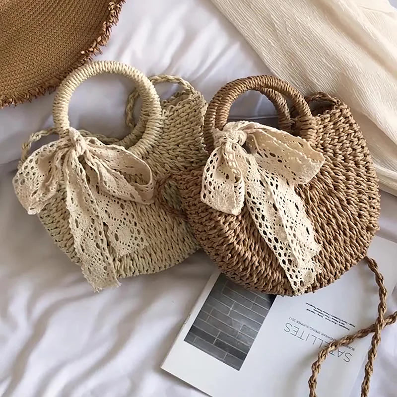 Cotton Messenger Crossbody Bag - Summer Carry