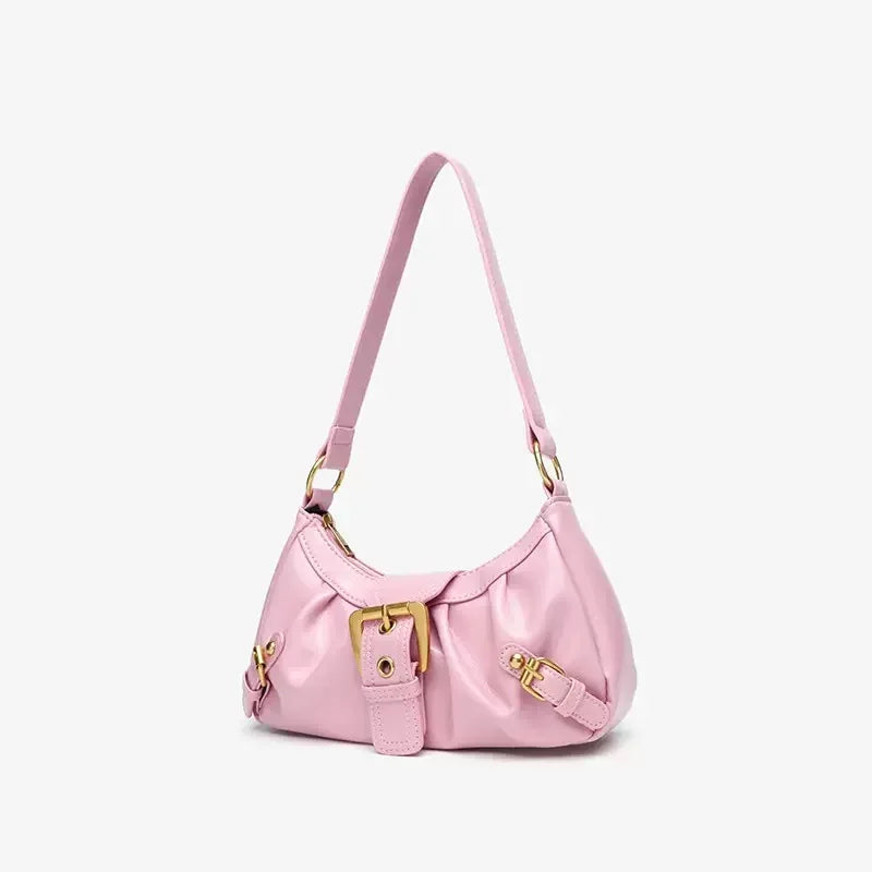 PU Leather Y2K Shoulder Bag - Retro Finish