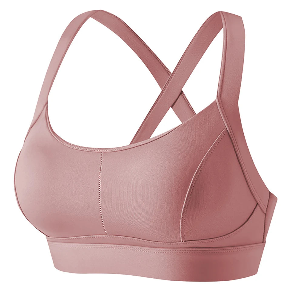 Cross-Back Sports Bra - High Impact