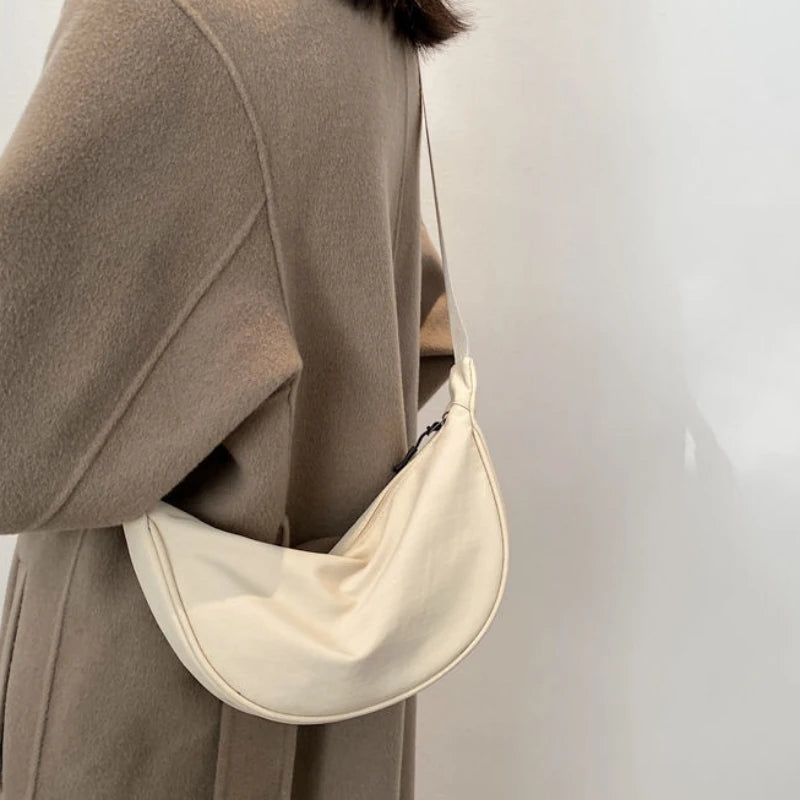 Nylon Messenger Crossbody Bag - Daily Utility