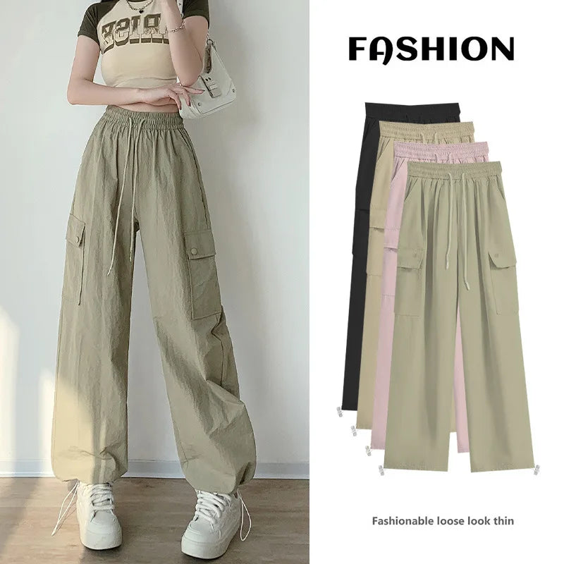 Cargo Wide Leg Pants - Big Pocket Street Style