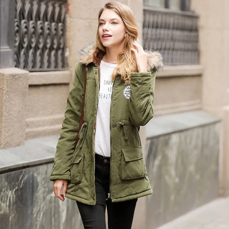 Hooded Cotton Parka - Thick Warm Winter Coat