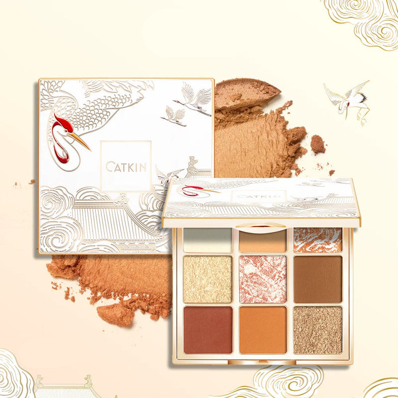 Catkin 9-Color Matte & Glitter Eyeshadow Palette