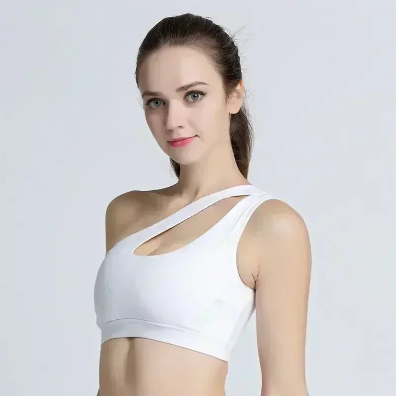 One-Shoulder Sports Bra - Yoga Ready
