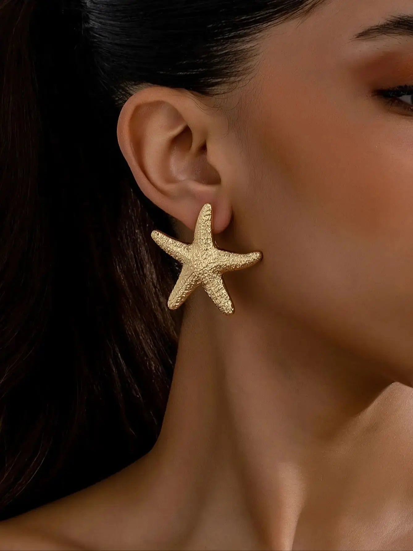 Starfish Stud Earrings - Coastal Romantic Accent