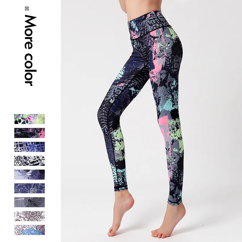 High-Waist Hip-Lift Yoga Pants