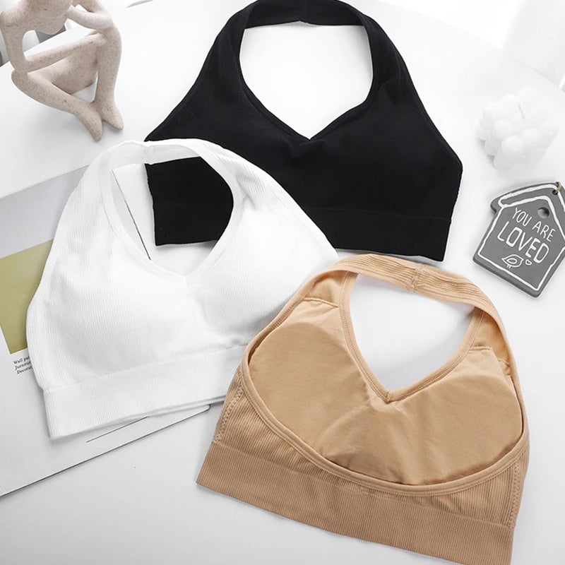 Halter Sports Bra - Yoga Ready