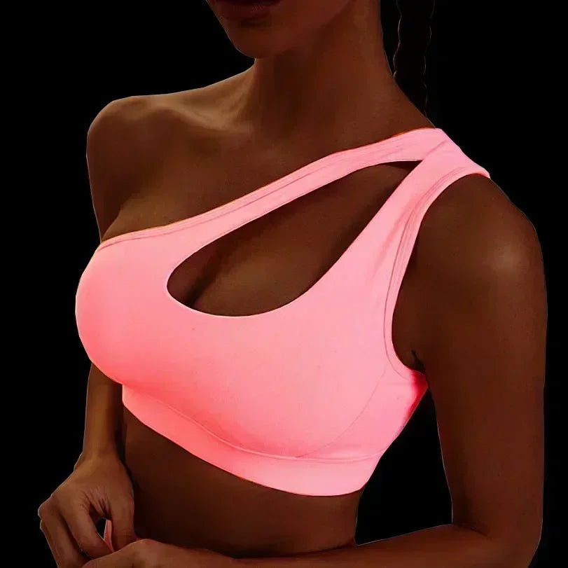 One-Shoulder Sports Bra - Yoga Ready