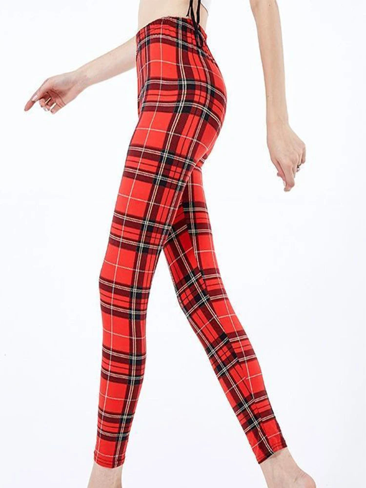 Graffiti Print Ankle Leggings