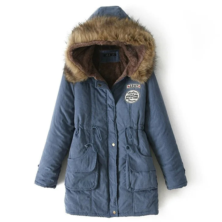 Hooded Cotton Parka - Thick Warm Winter Coat