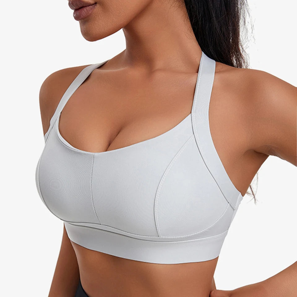 Cross-Back Sports Bra - High Impact