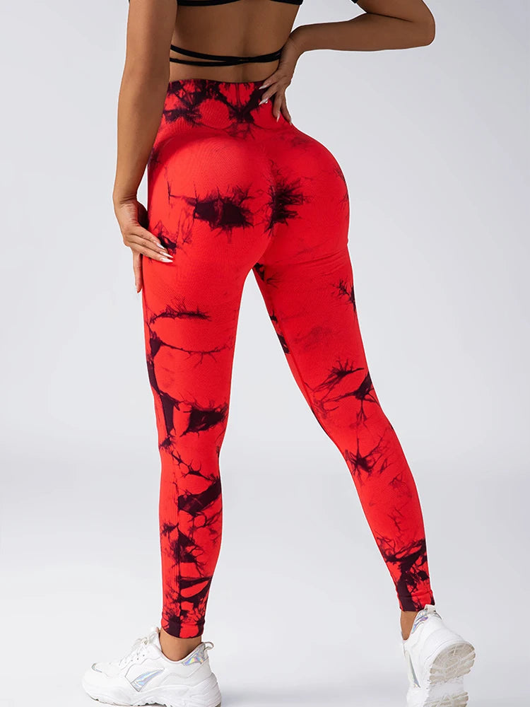 Tie-Dye Seamless Yoga Leggings