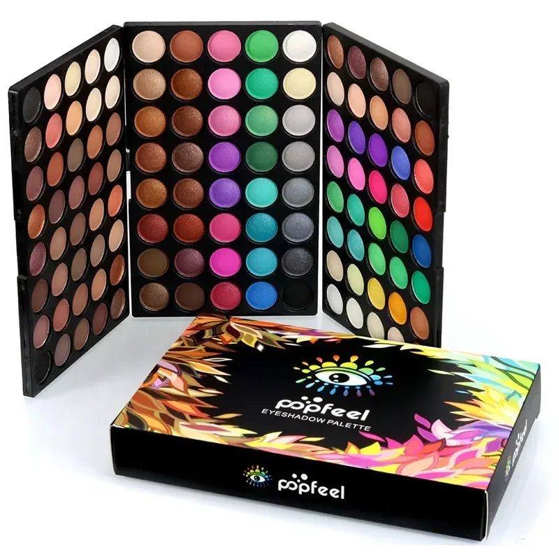 120-Color Matte & Glitter Eyeshadow Palette