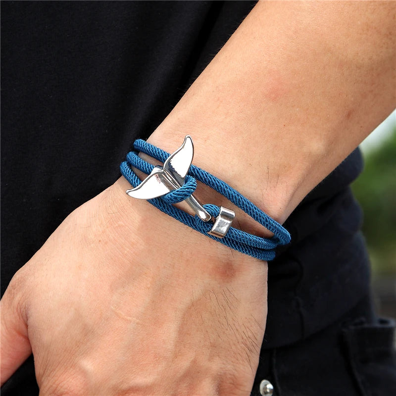 Cotton Whale Tail Bracelet - Gift-Ready Style