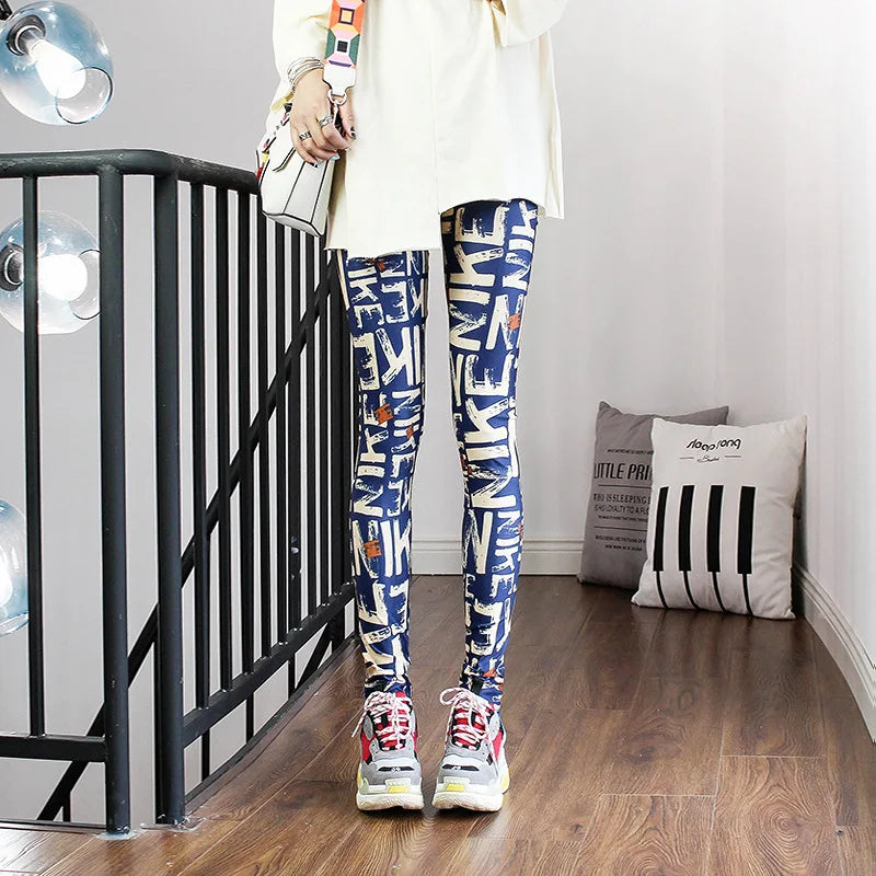Leopard Print Colorful Leggings