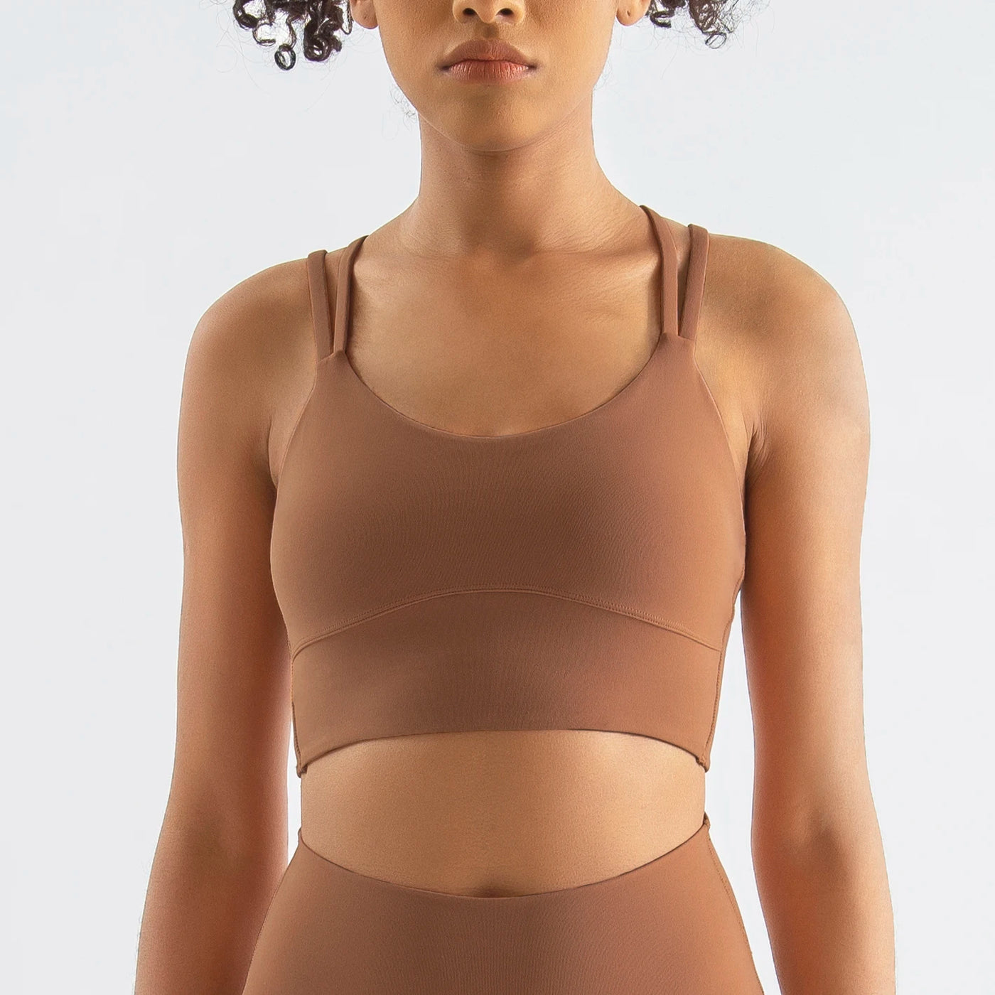 Cross-Back Sports Bra - Yoga Ready