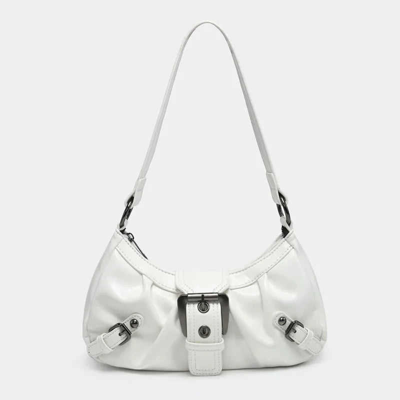 PU Leather Y2K Shoulder Bag - Retro Finish