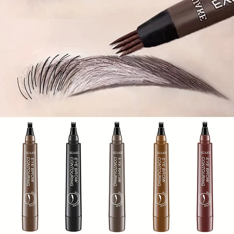 4-Tip Microblading Eyebrow Pen
