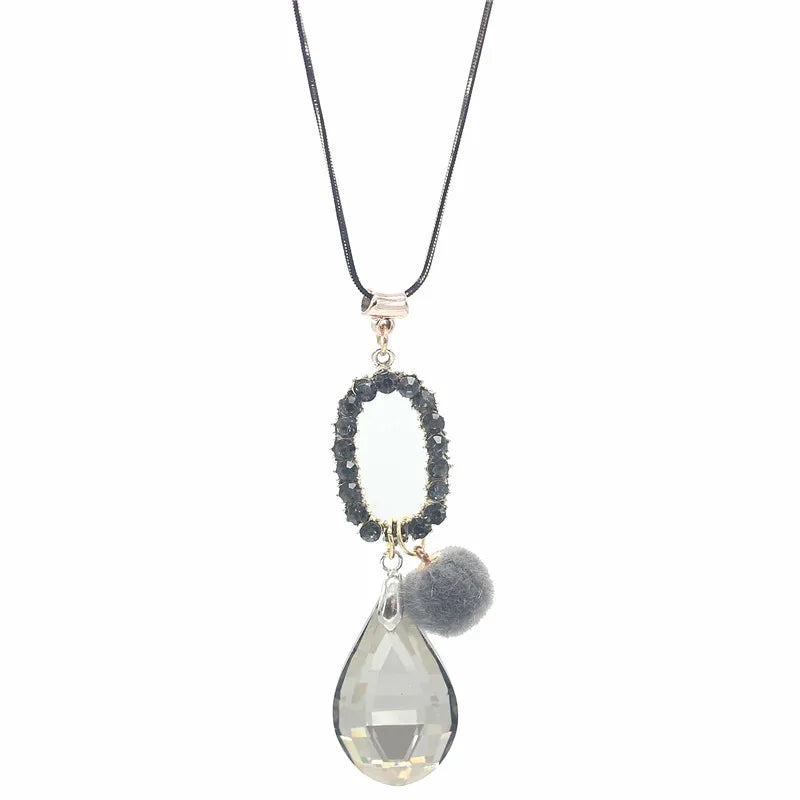 Vintage Gem Choker Necklace - Retro Statement Style
