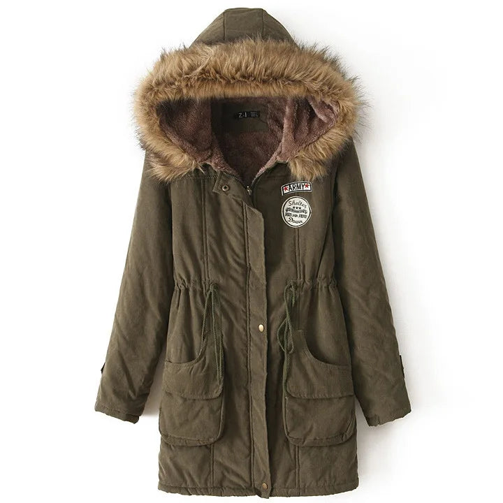 Hooded Cotton Parka - Thick Warm Winter Coat