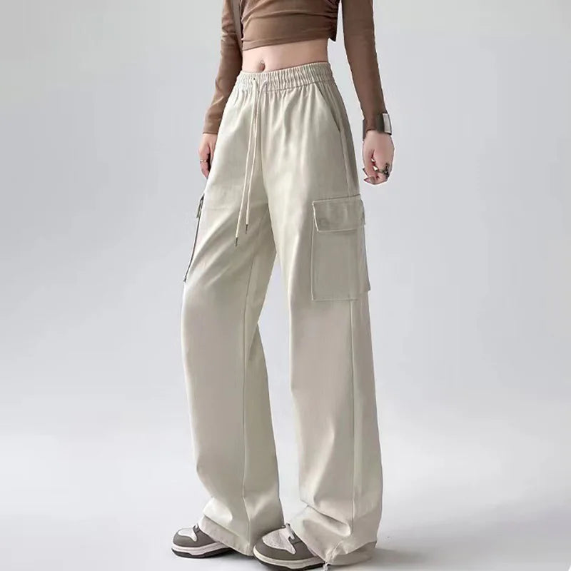 Cargo Wide Leg Pants - Big Pocket Street Style