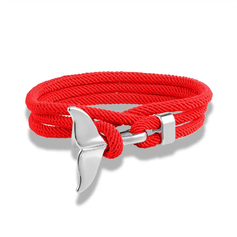 Cotton Whale Tail Bracelet - Gift-Ready Style